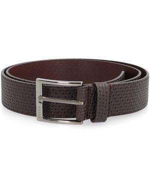 BOSS Cintura in pelle - Marrone