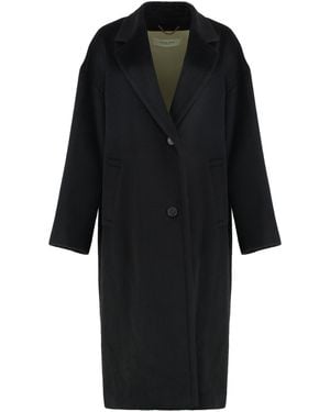 Golden Goose Wool And Mohair Coat - Black