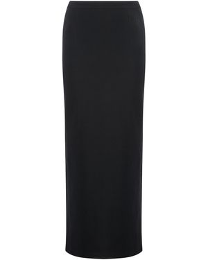 Alexander Wang Gonna maxi in cotone - Nero