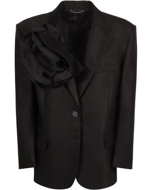 Magda Butrym Two-Button Single-Breasted Blazer - Black