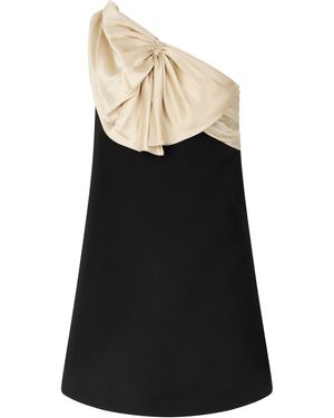 Valentino Garavani One-Shoulder Short Dress - Black