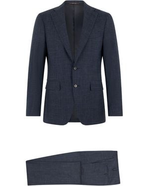 Canali Complete Jacket And Pants - Blue