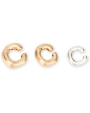 Cult Gaia Set di tre ear cuff - Metallizzato