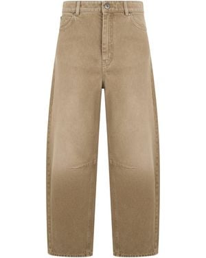 Weekend by Maxmara Jeans With Wide Leg - Natural