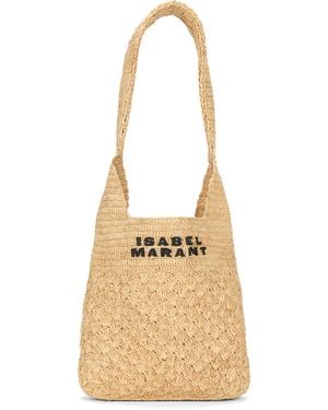 Isabel Marant Raffia Praia Shopper Bag - Natural
