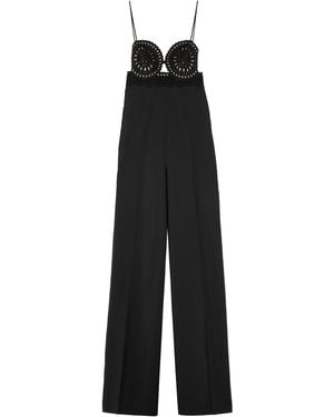 Stella McCartney Tuta con pantaloni palazzo - Nero