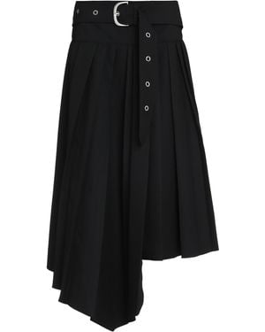 Off-White c/o Virgil Abloh Gonna plissettata asimmetrica - Nero