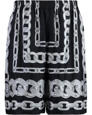 Versace Silk Shorts - Black