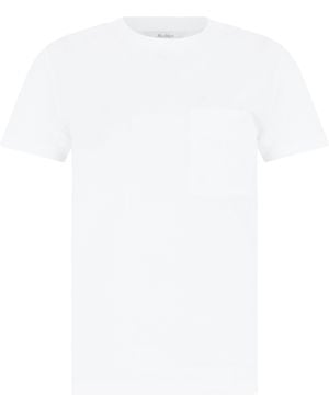 Max Mara T-shirt in cotone - Bianco