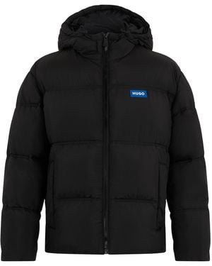 BOSS Water-Repellent Fabric Jacket - Black