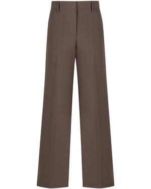 Philosophy Di Lorenzo Serafini High-Waist Wide-Leg Trousers - Brown