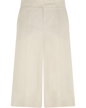 Max Mara Linen Shorts - Natural