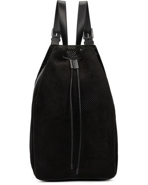 Tom Ford Zaino T-line in suede traforato - Nero