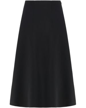 Jacquemus Triangle Flared Skirt - Black