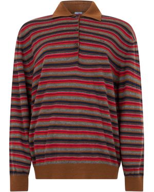 Prada Polo in cashmere - Rosso