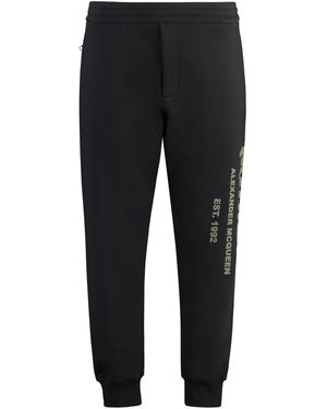 McQueen Cotton Trousers - Black