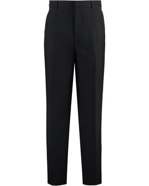 Versace Wool Pants For Fw23 - Black