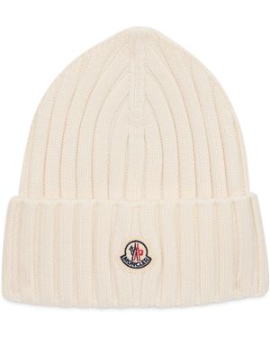 Moncler Beanie in maglia - Neutro