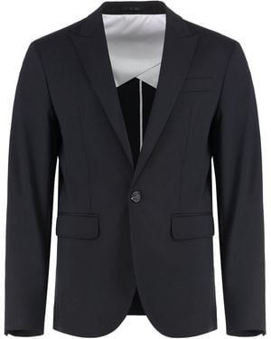 DSquared² Two-Piece Suit Virgin Wool Suits - Black
