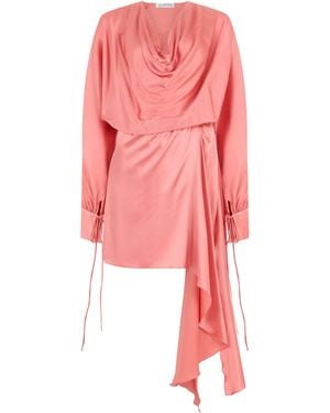 LES FILLES D'EVA Short Satin Dress - Pink