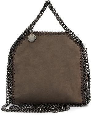 Stella McCartney Mini Mud Alter Suede Falabella Handbag - Brown