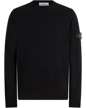 Stone Island Crew Neck Jumper - Black