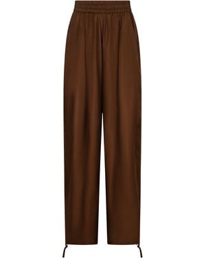 Philosophy Di Lorenzo Serafini Silk Pants - Brown