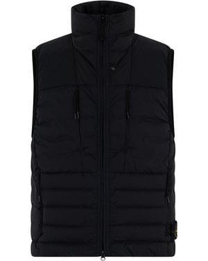 Stone Island Padded Sleeveless Vest For - Black
