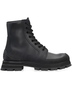 McQueen 'Wander' Ankle Boots - Black