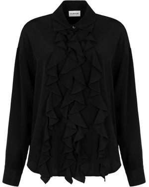 P.A.R.O.S.H. Silk Shirt - Black