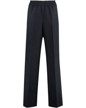 Golden Goose Brittany Wool Blend Trousers - Blue
