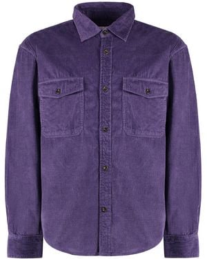 GANT Camicia in velluto a coste - Viola