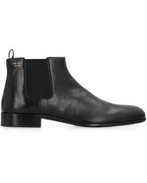 Prada Stivaletti in pelle - Nero