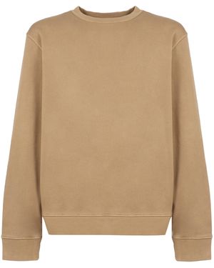 Citizens of Humanity Cotton Crew-Neck Sweatshirt - Natural