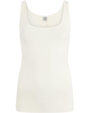 TOTEME Ribbed Tank Top - White