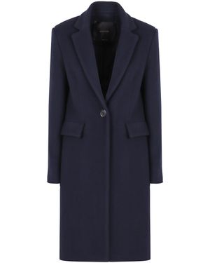 Pinko Cappotto monopetto Cambogia in lana - Blu