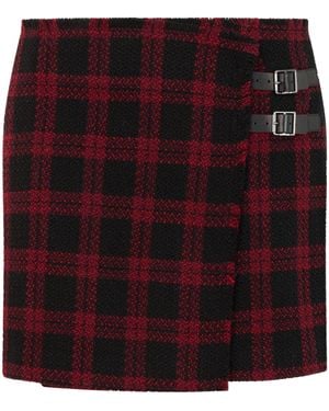 Pinko Gonna corta tartan - Viola