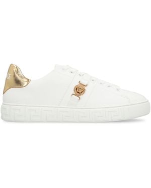 Versace Sneakers low-top in ecopelle - Bianco