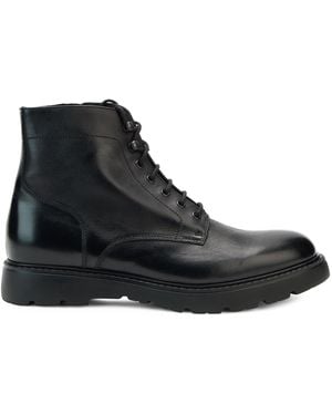 Doucal's Leather Boots - Black