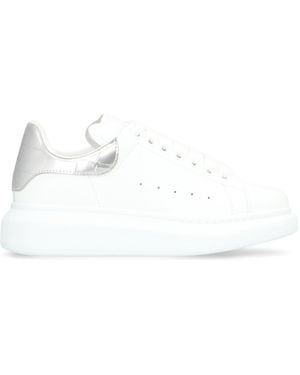 McQueen Leather Chunky Trainers - White