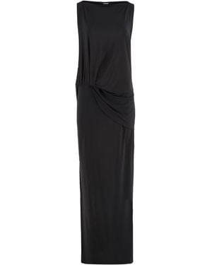 Jacquemus Peplo Long Dress - Black