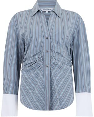 Veronica Beard Camicia a righe - Blu