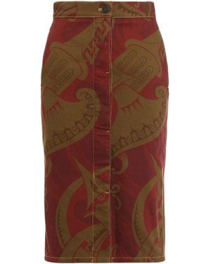 Vivienne Westwood Midi Skirt - Brown
