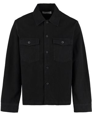 Our Legacy Evening Coach Cotton Overshirt - Black