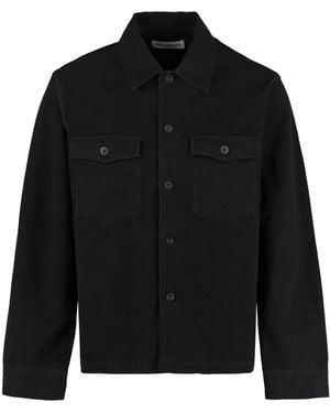 Our Legacy Evening Coach Cotton Overshirt - Black