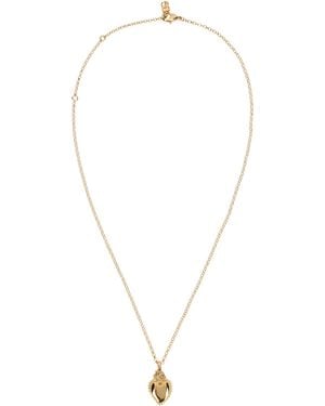 Dolce & Gabbana Necklace With Heart Pendant - Metallic