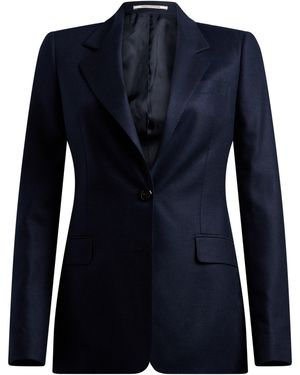 0205 Tagliatore Blazer monopetto in seta - Blu