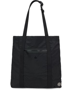 Stone Island Nylon Tote Bag - Black