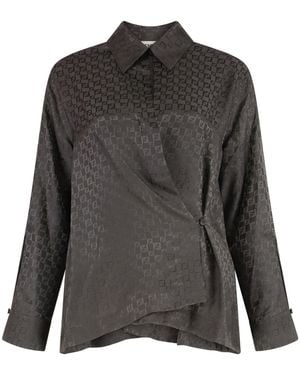 Fendi Silk Shirt - Gray