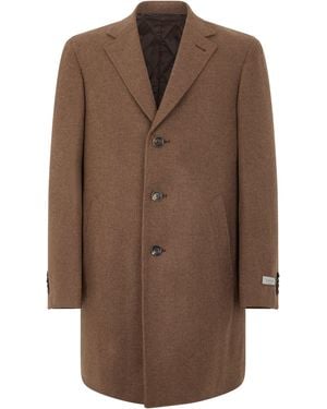Canali Cappotto con bottoni - Marrone